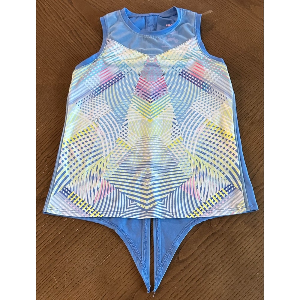Lucky in Love Girls Medium S 7-8 Sleeveless Ombre Tennis Sports Tank Top